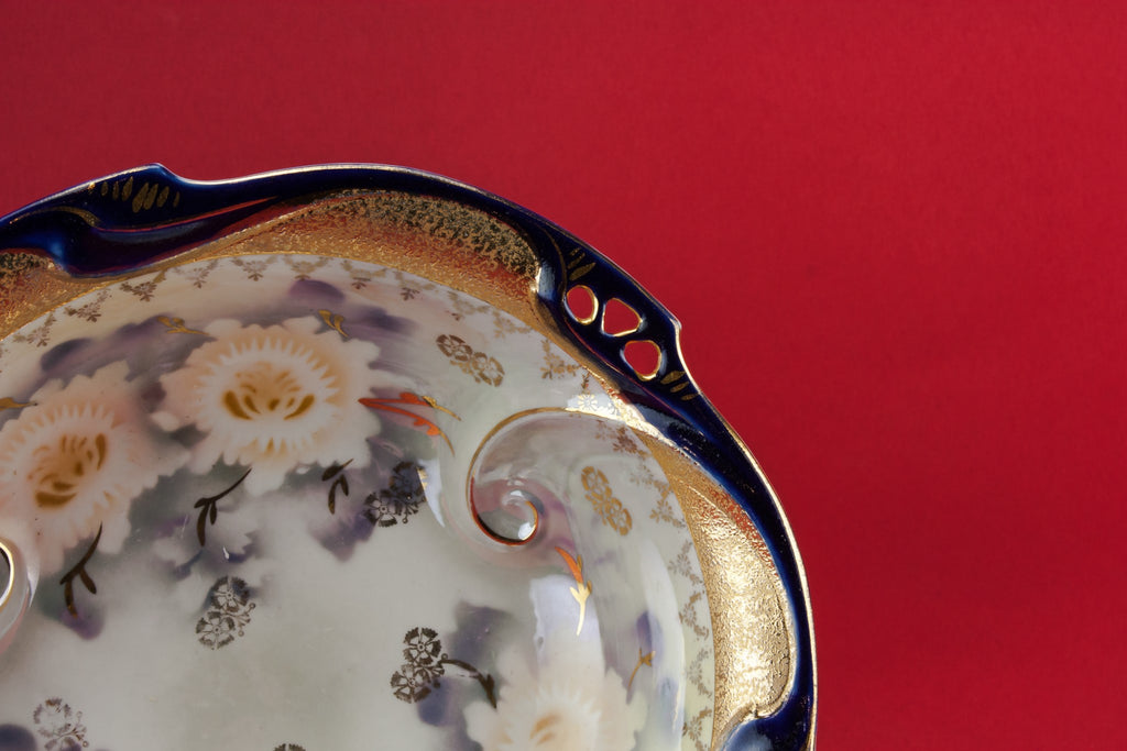 Porcelain floral bowl
