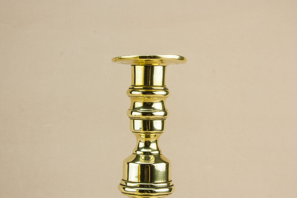 2 brass candlesticks