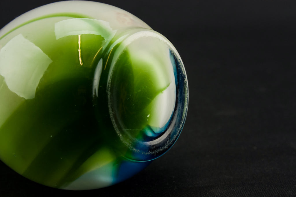 Colourful drop vase