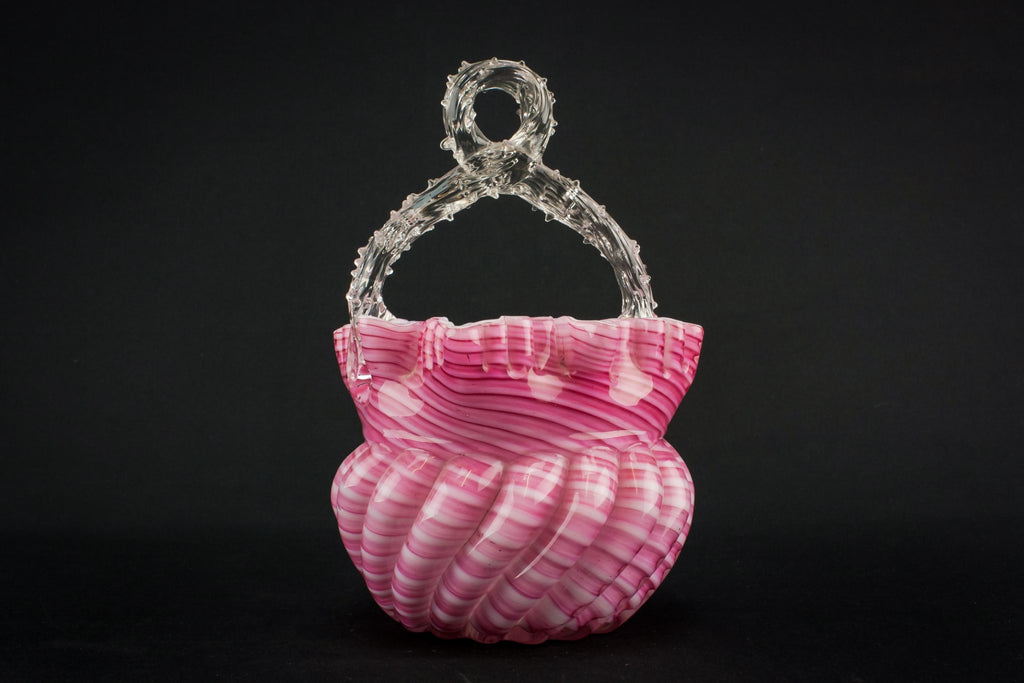 Victorian glass sugar bowl
