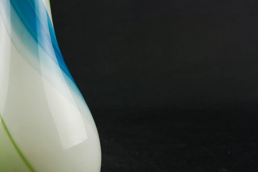 Colourful drop vase