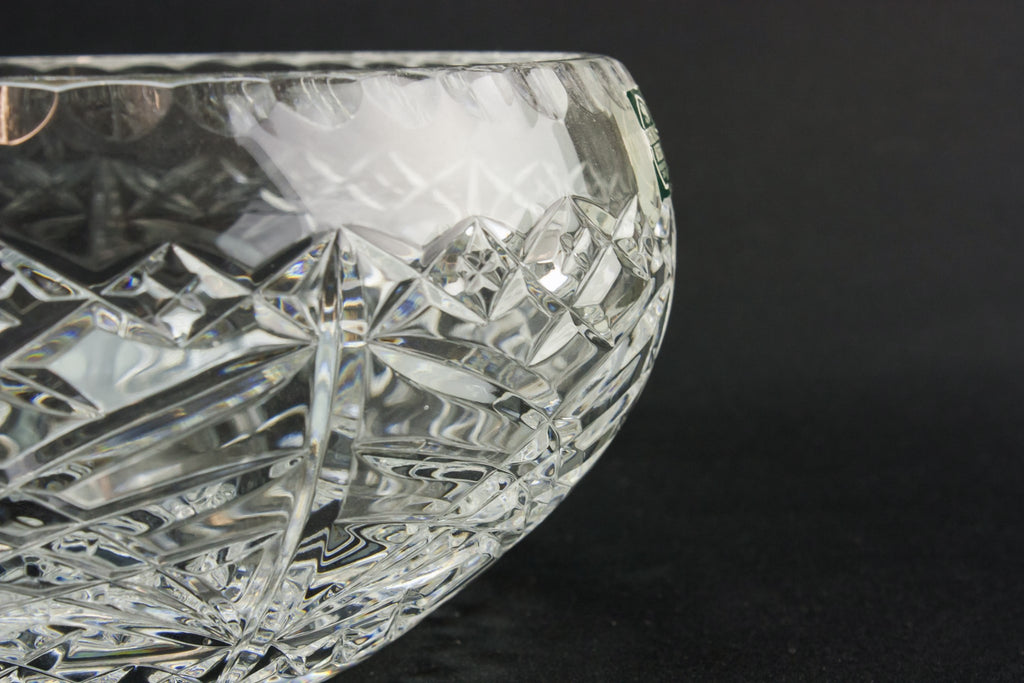 Modernist glass bowl