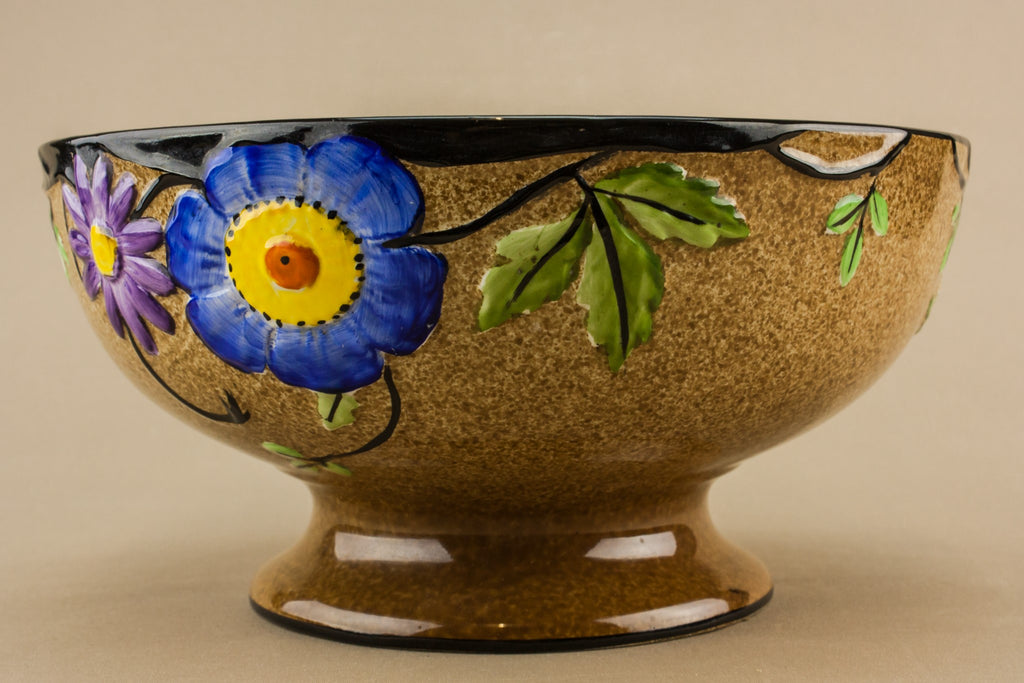 Art Deco pottery bowl