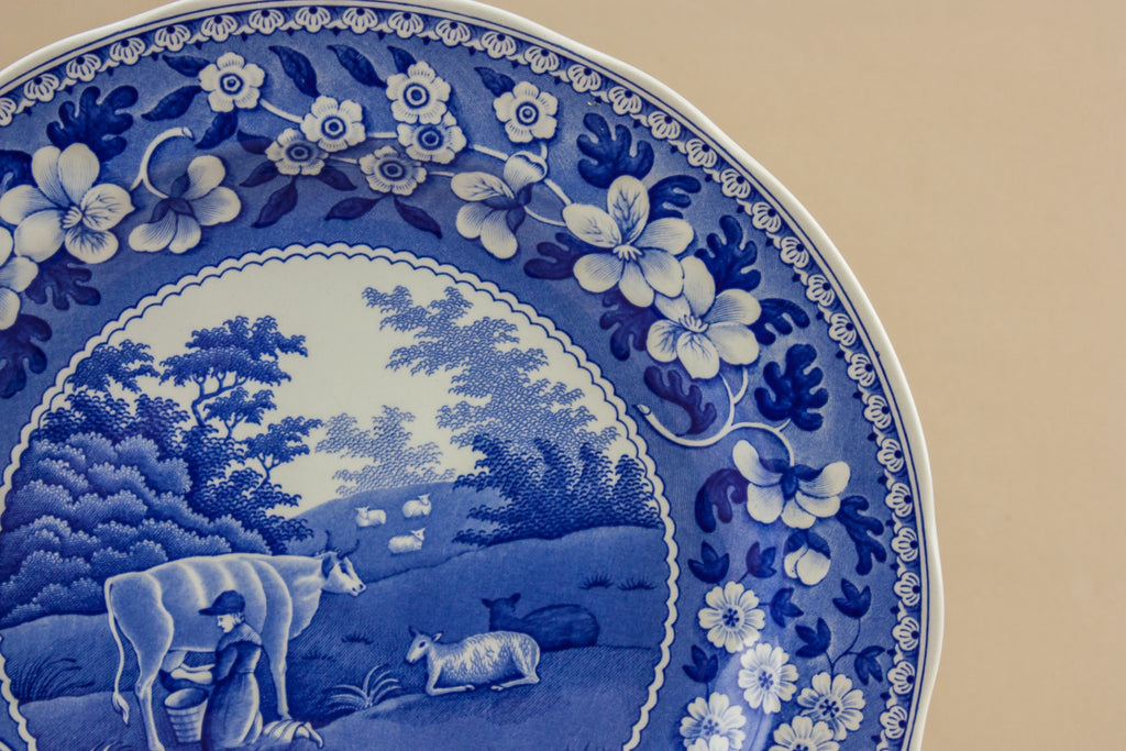 Blue and white bowl