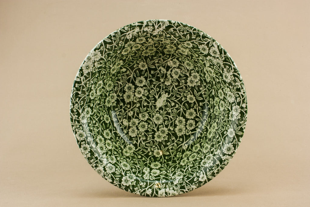 Green Calico serving bowl