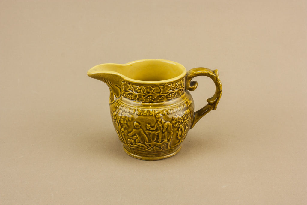 Green pottery jug