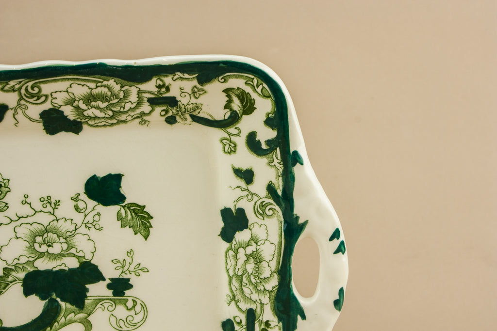 Masons green serving tray