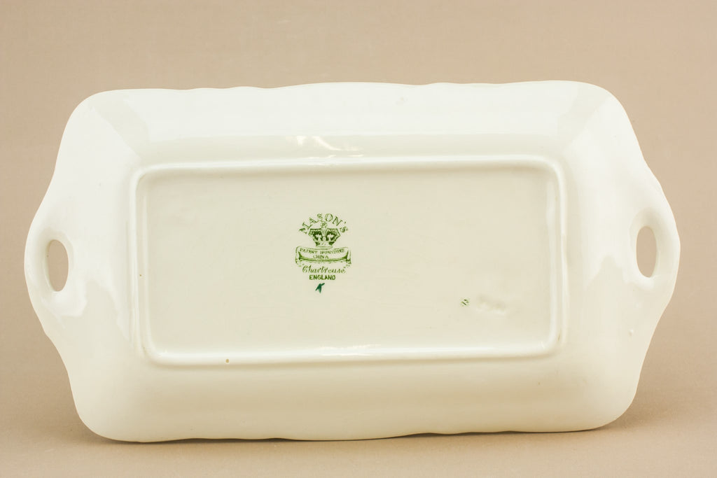 Masons green serving tray