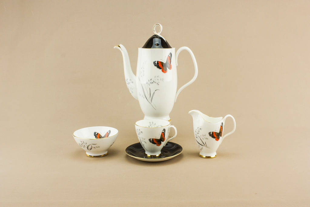 Bone china tea set for six