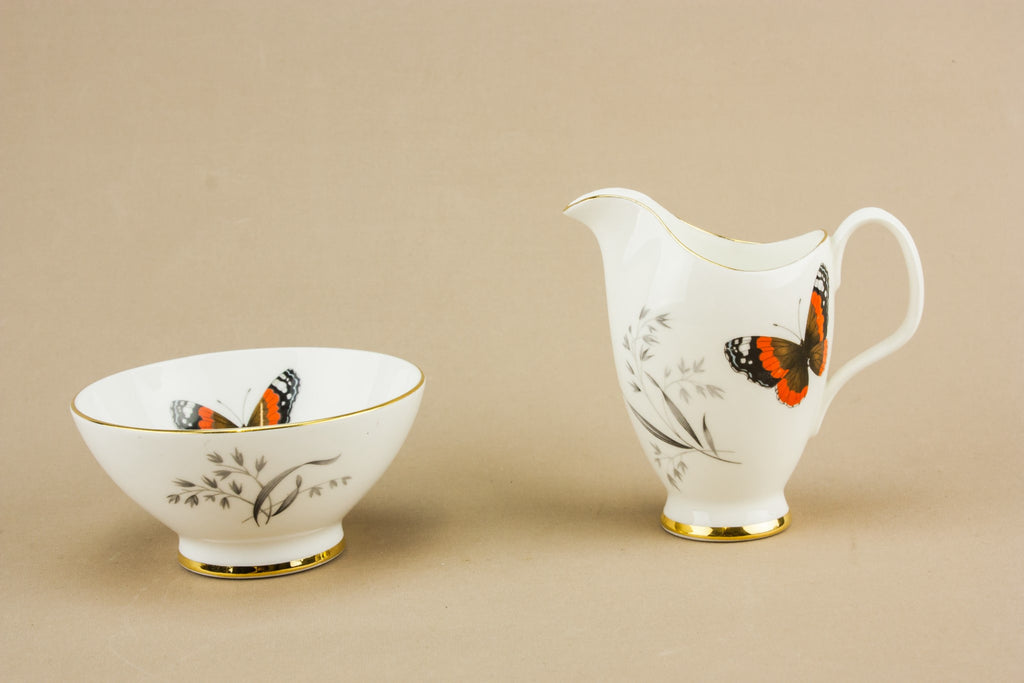 Bone china tea set for six