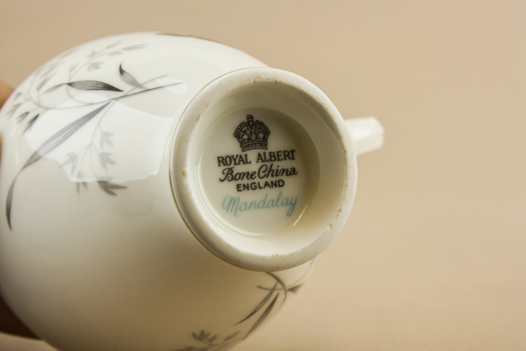 Bone china tea set for six