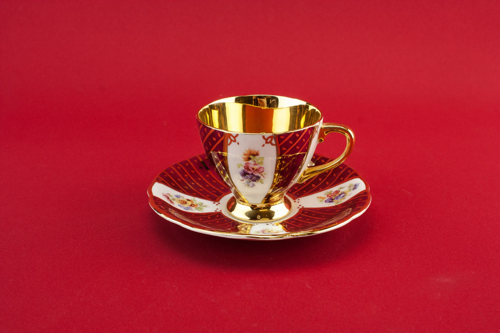 Porcelain coffee set for six