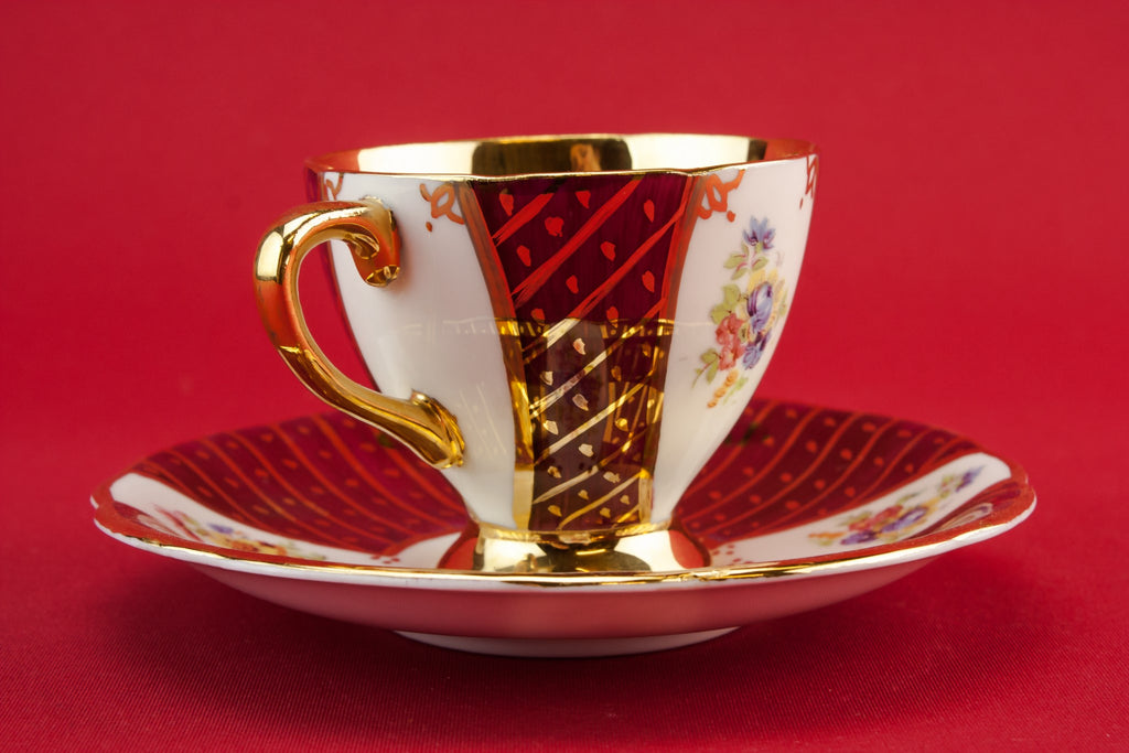 Porcelain coffee set for six