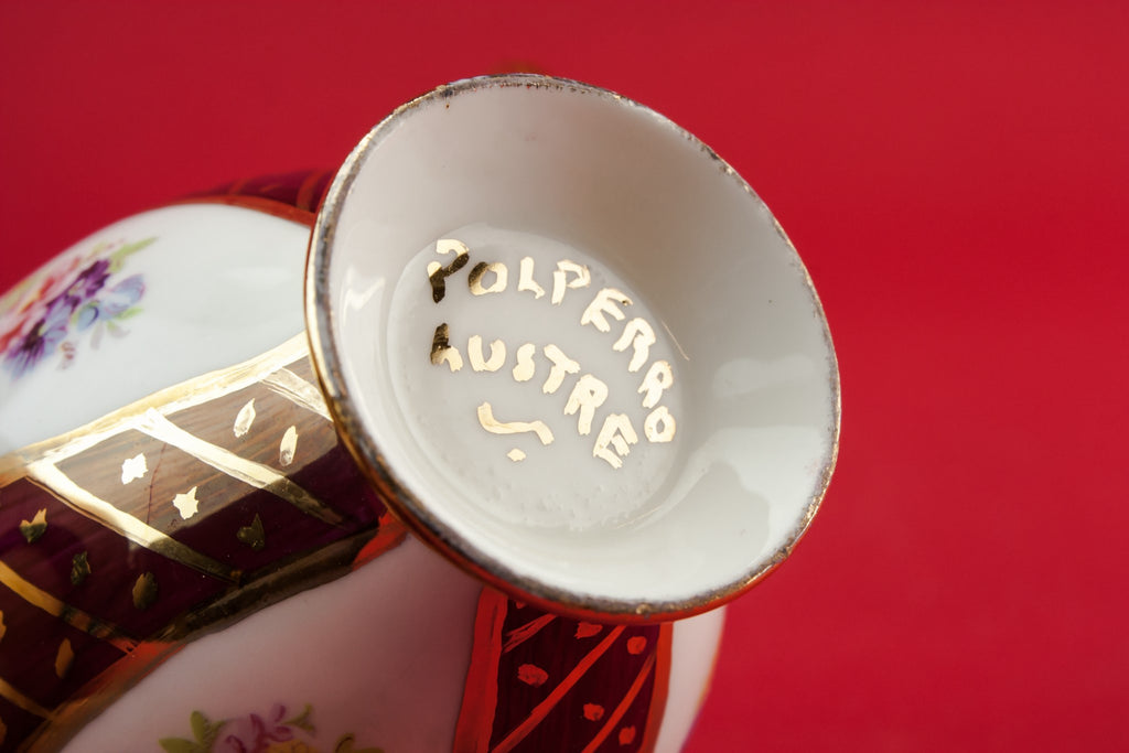 Porcelain coffee set for six