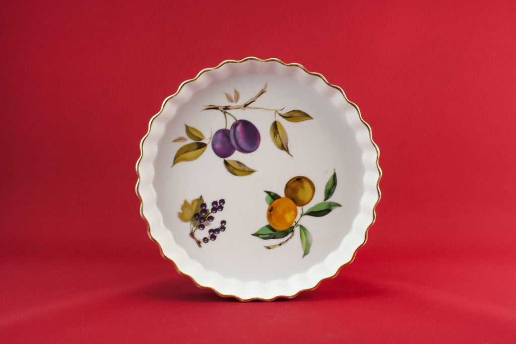 Retro bone china serving bowl
