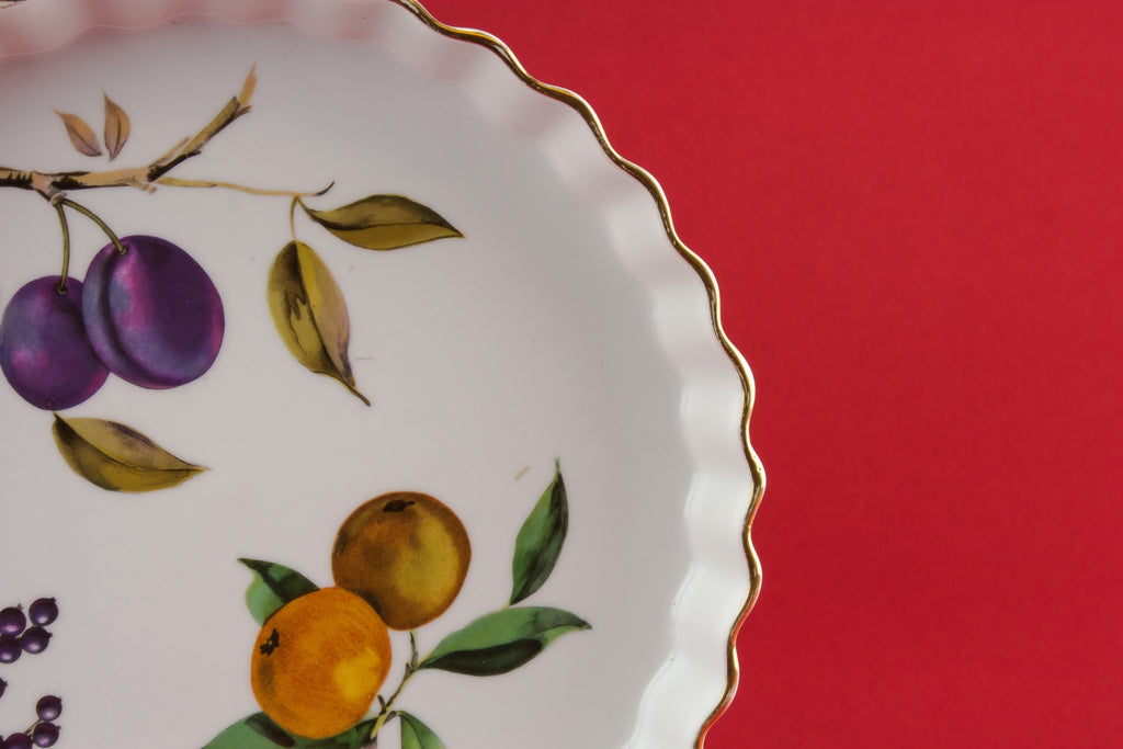 Retro bone china serving bowl
