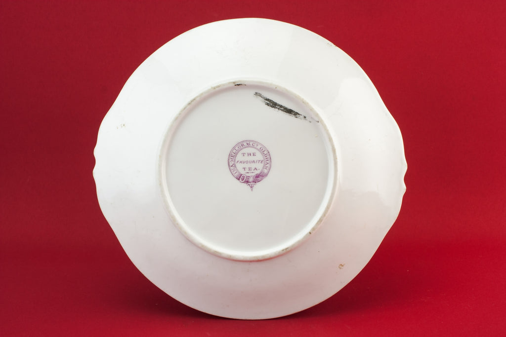 Bone china serving dish