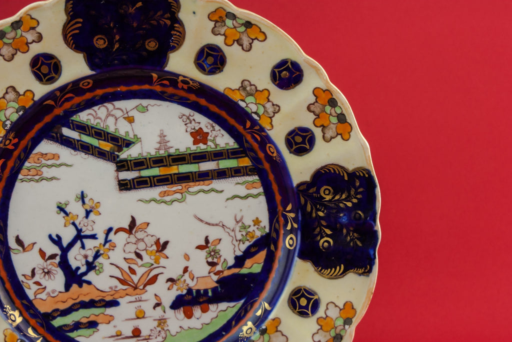 Imari ironstone bowl