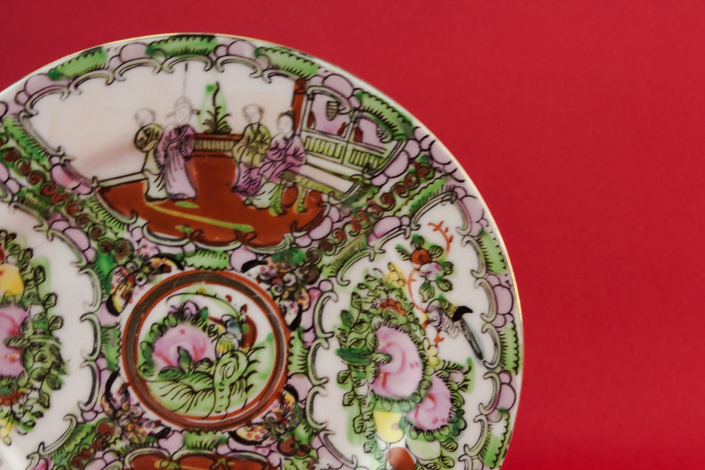 Famille Rose porcelain plate