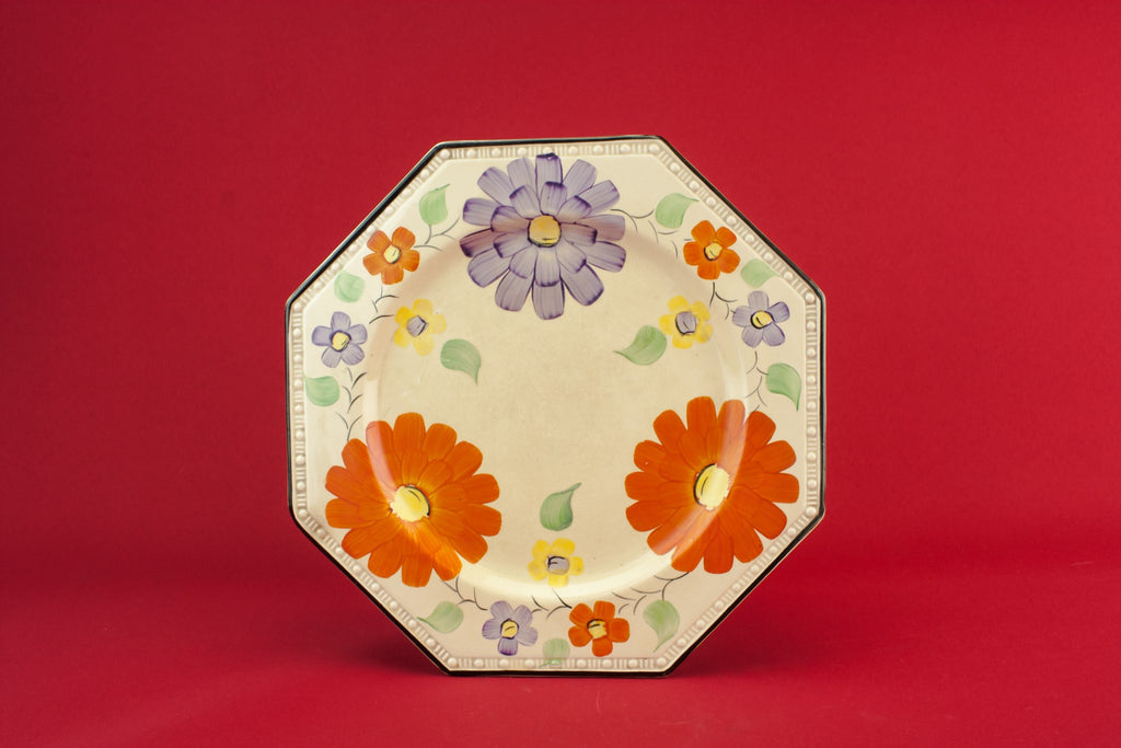 Art Deco pottery serving dish