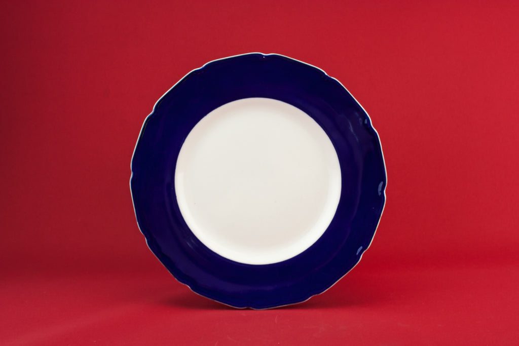 Art Deco pottery serving dish