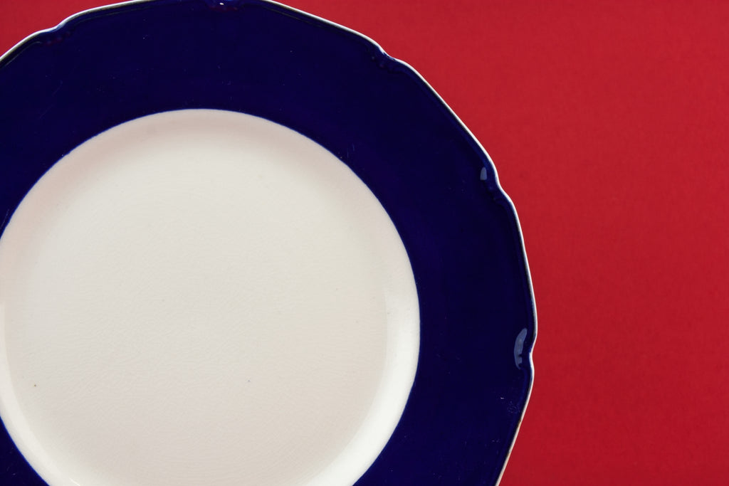 Art Deco pottery serving dish
