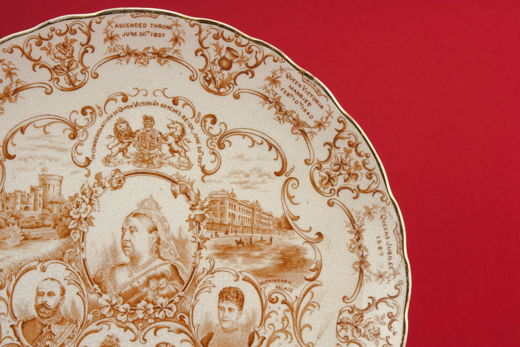 Queen Victoria jubilee plate
