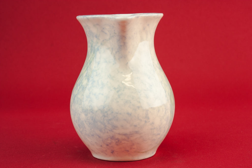Pale blue milk jug
