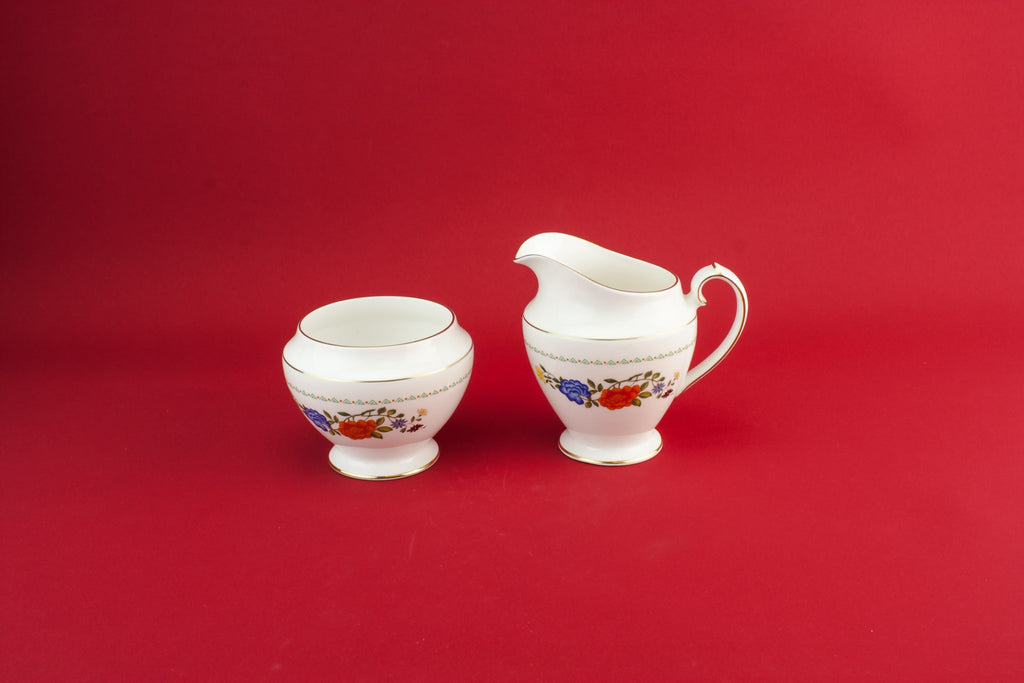 Retro sugar and milk set