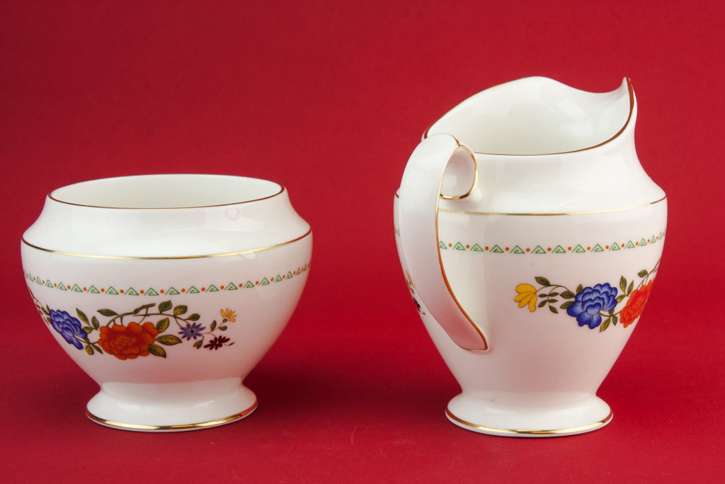 Retro sugar and milk set