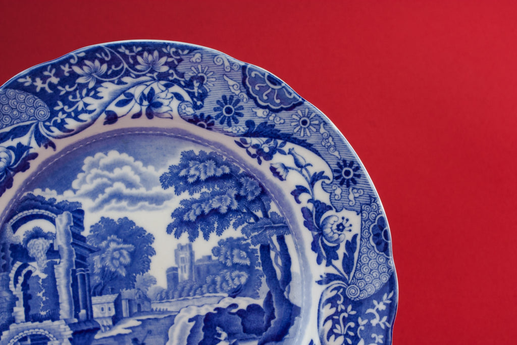 Retro pottery plate