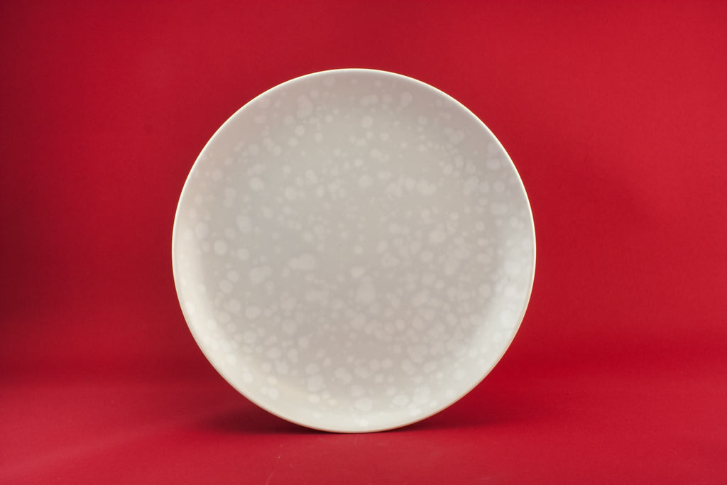 4 Poole pottery dinner plates
