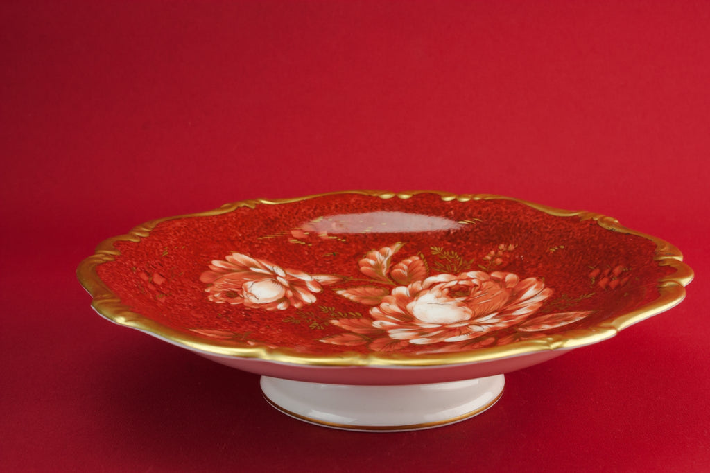 Art Deco porcelain cake stand
