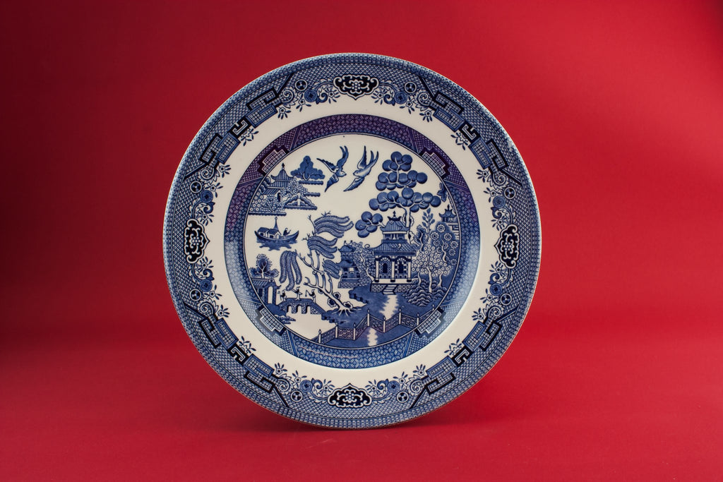 Retro pottery serving dish