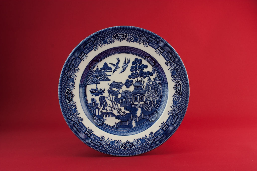 Retro pottery serving dish