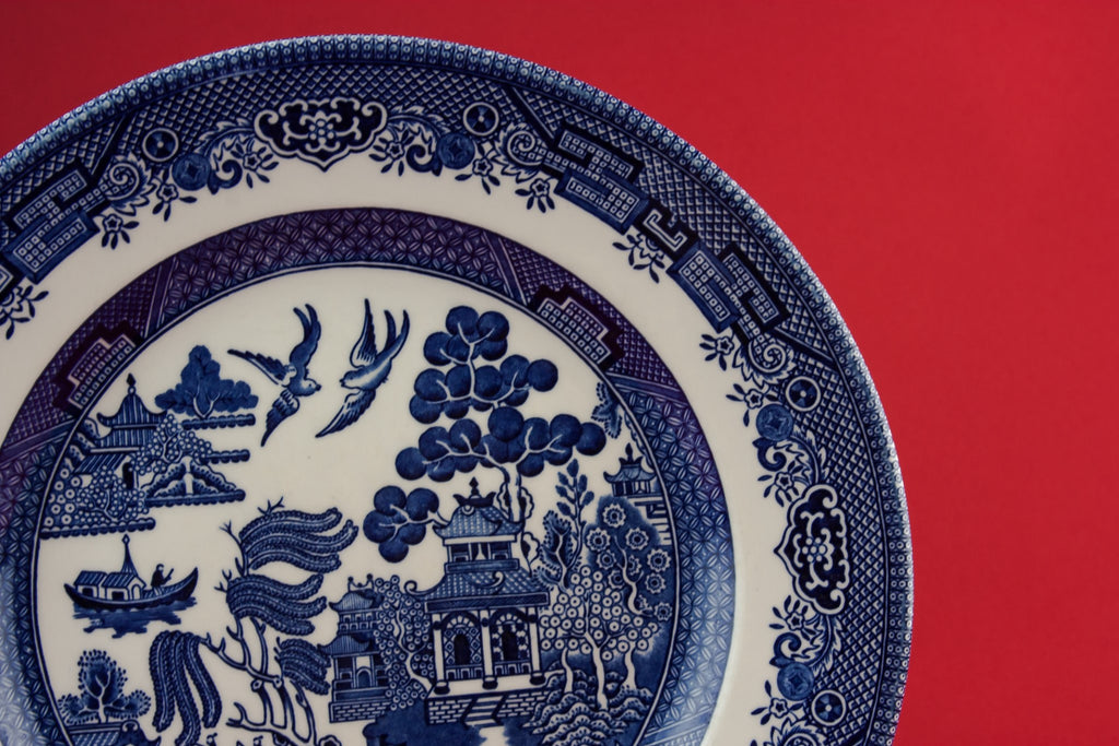 Retro pottery serving dish