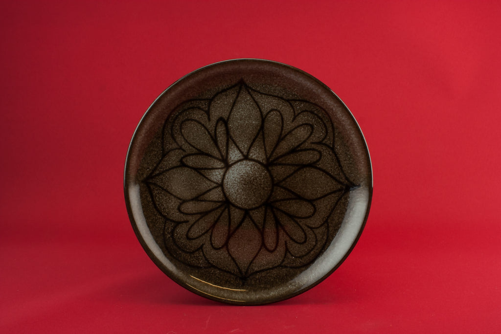 Poole pottery cake plate