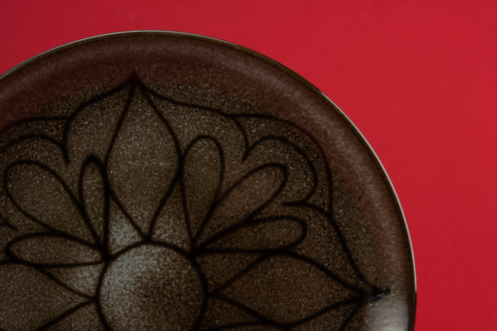 Poole pottery cake plate