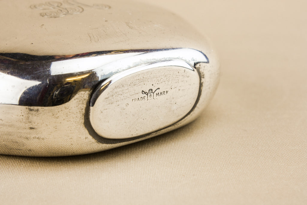 Whisky leather pocket flask