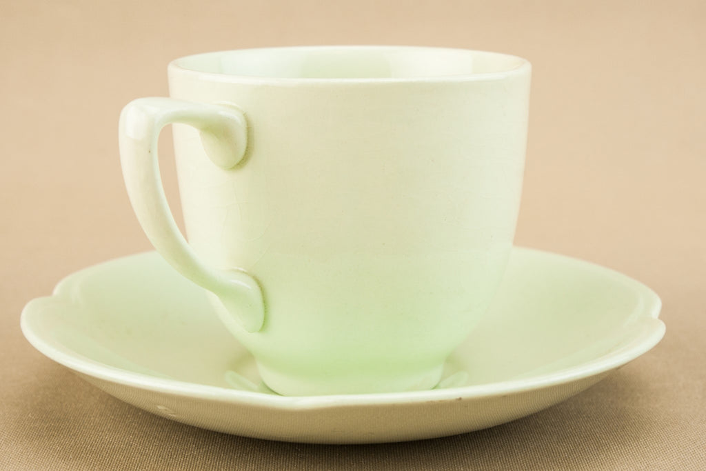 Green coffee set for six