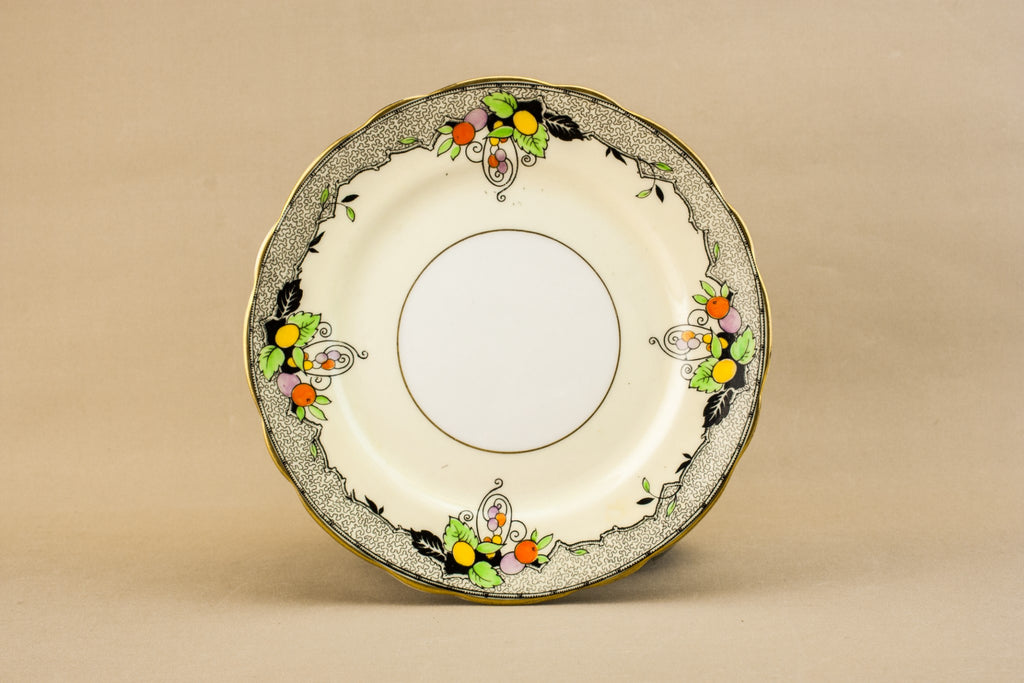 Art Deco bone china plate