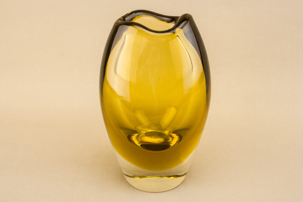 Modernist glass vase