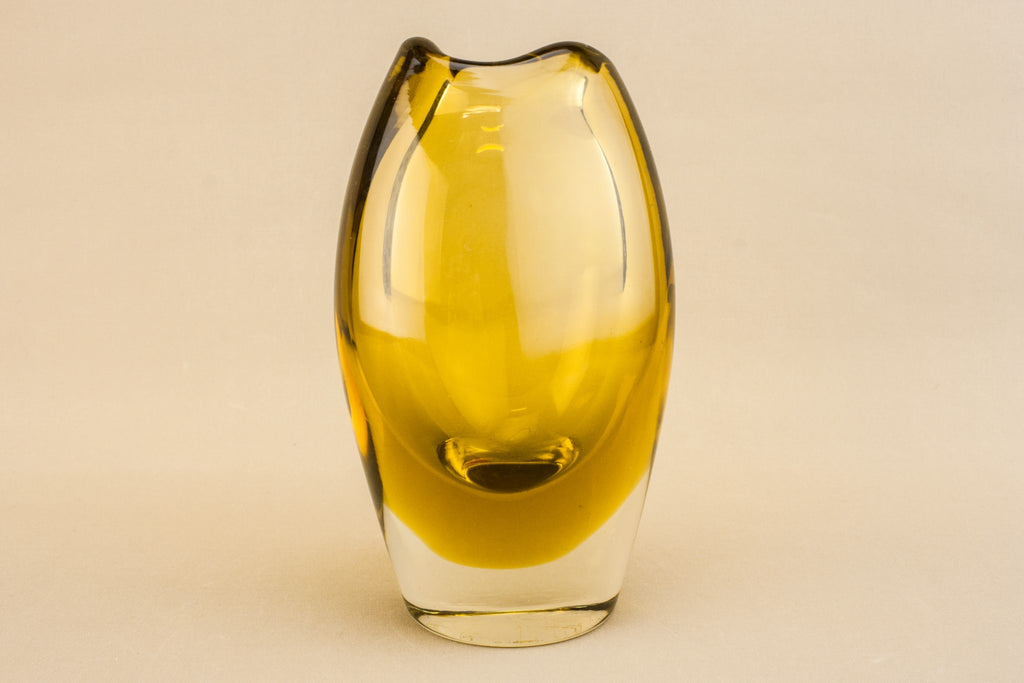 Modernist glass vase