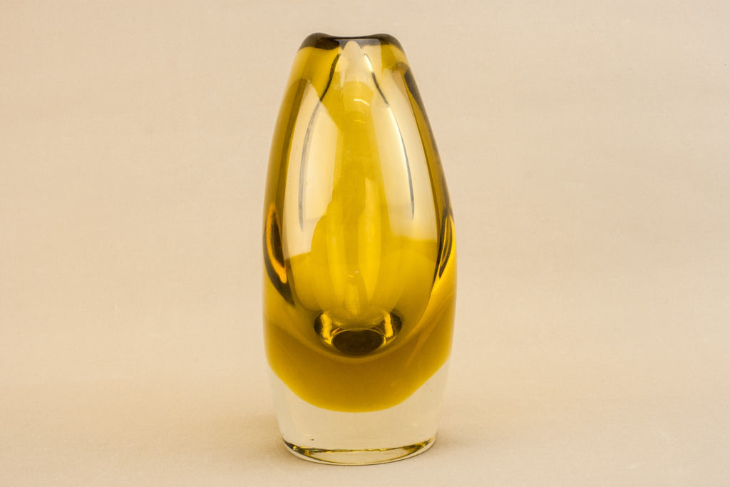 Modernist glass vase