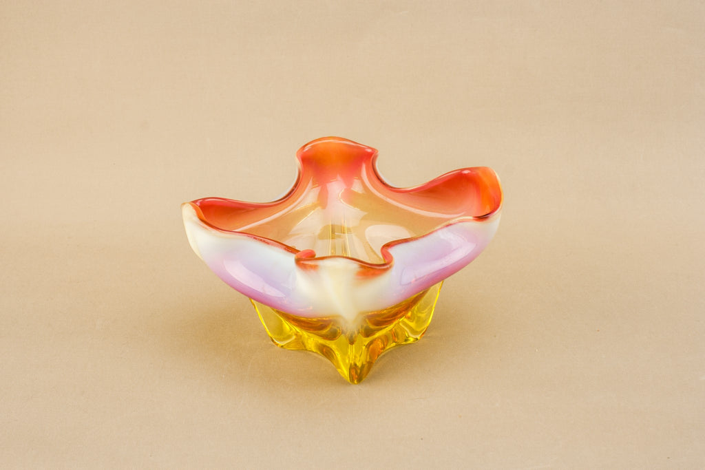 Modernist glass bowl