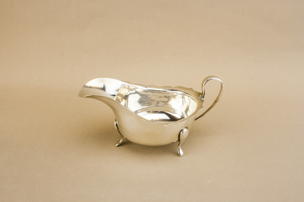 Sterling silver gravy boat