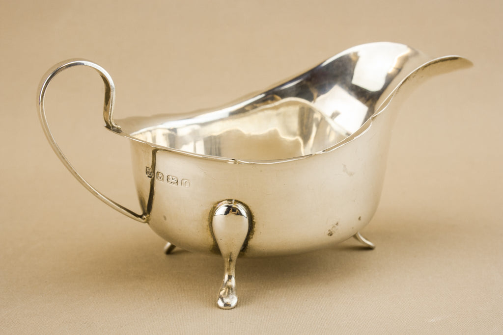 Sterling silver gravy boat