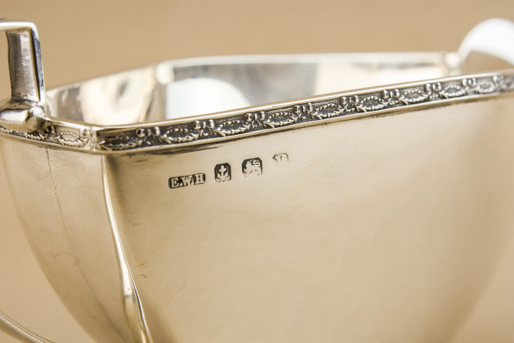 Sterling silver gravy boat