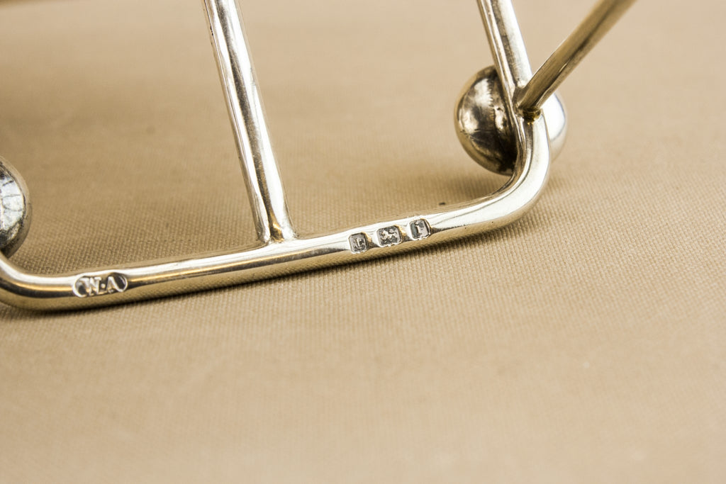 Sterling silver toast rack