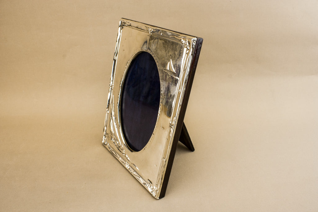 Silver photo frame